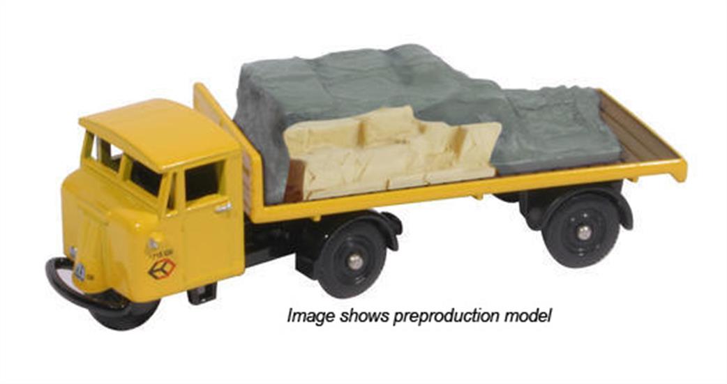 Corgi 1/76 DG199012 Scammell Mechanical Horse Flatbed Trailer/Load Railfreight