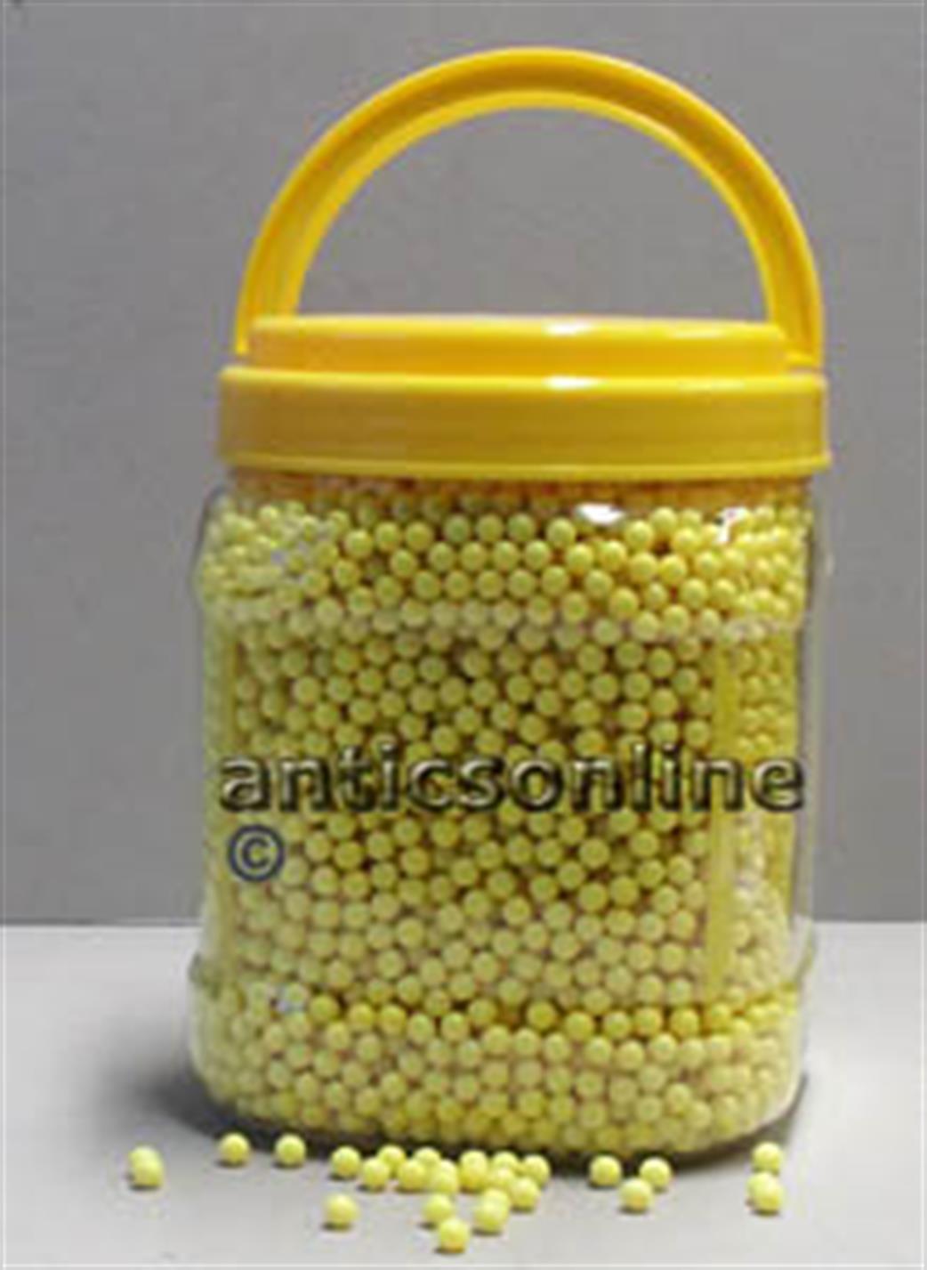 3PSA  POT10KNOM12YELL 10000 6mm Lightweight Pot of Softair Yellow BB Pellets