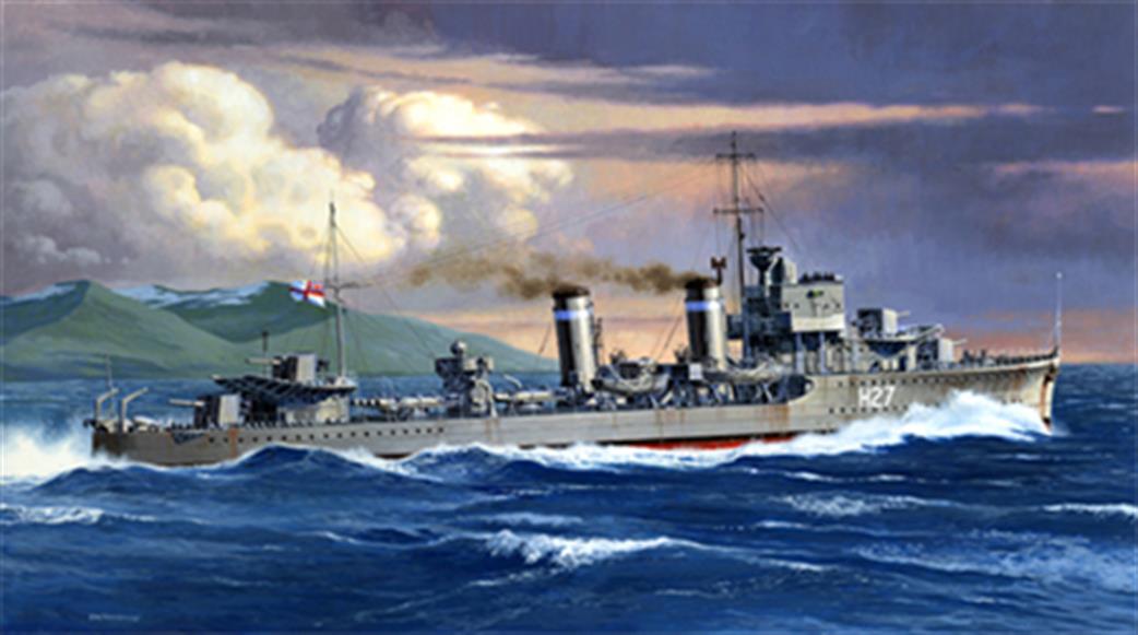 Tamiya 1/700 31909 Royal Navy E Class WW2 Destroyer Kit