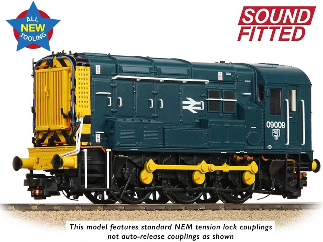 Bachmann OO 35-921SF BR 09009 Class 09 Diesel Shunter Rail Blue DCC Sound