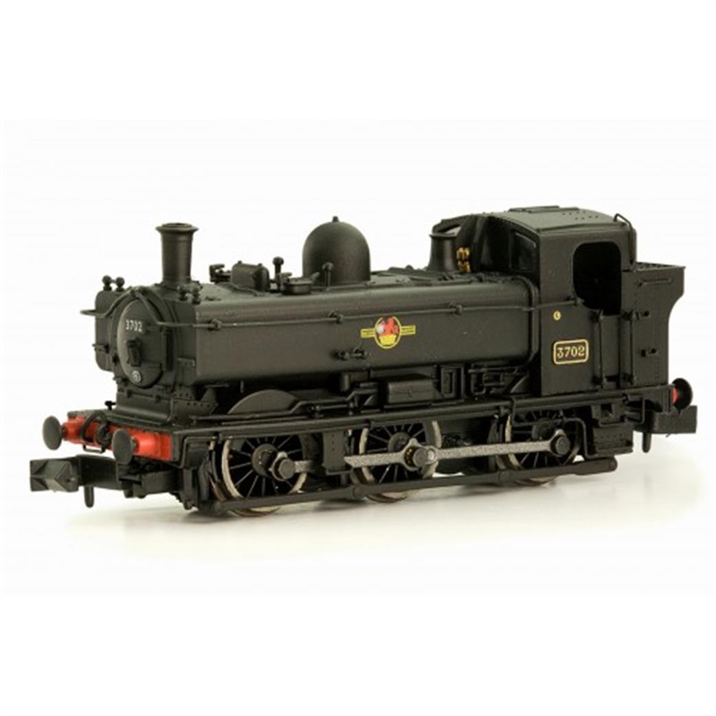 Dapol N 2S-007-034 BR 9672 GWR 57xx/8750 Class 0-6-0 Pannier Tank Black Late Crest