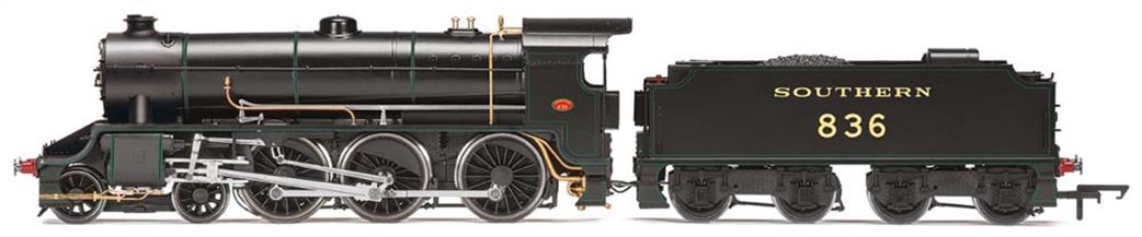 Hornby OO R30412 SR 836 Maunsell S15 Class 4-6-0 SR Black Lined