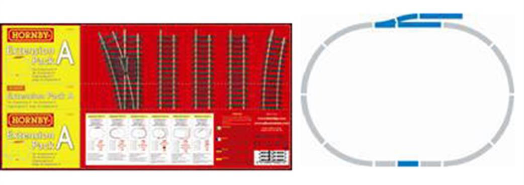 Hornby OO R8221 Track Extension Pack A