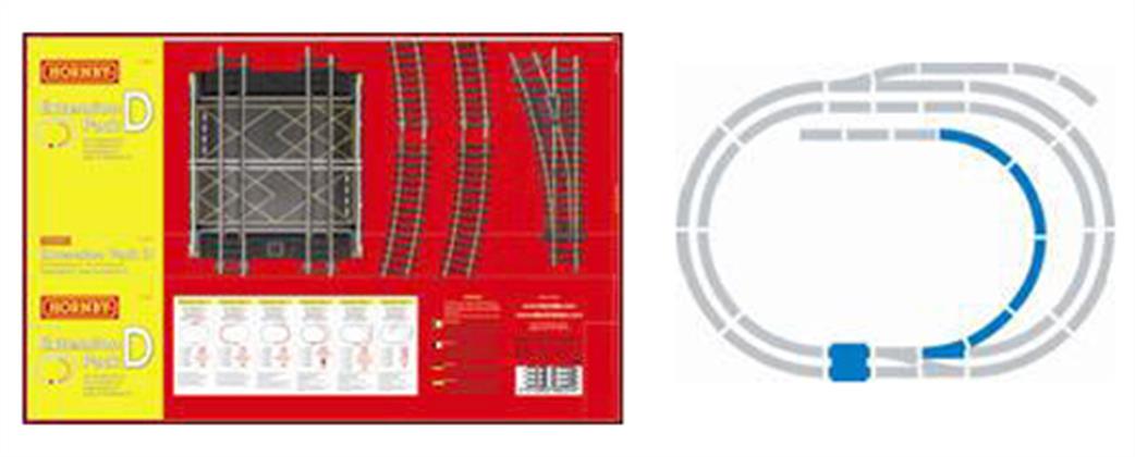 Hornby OO R8224 Track Extension Pack D