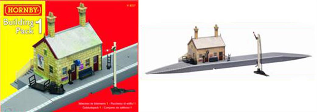 Hornby OO R8227 TrakMat Buildings Pack No.1