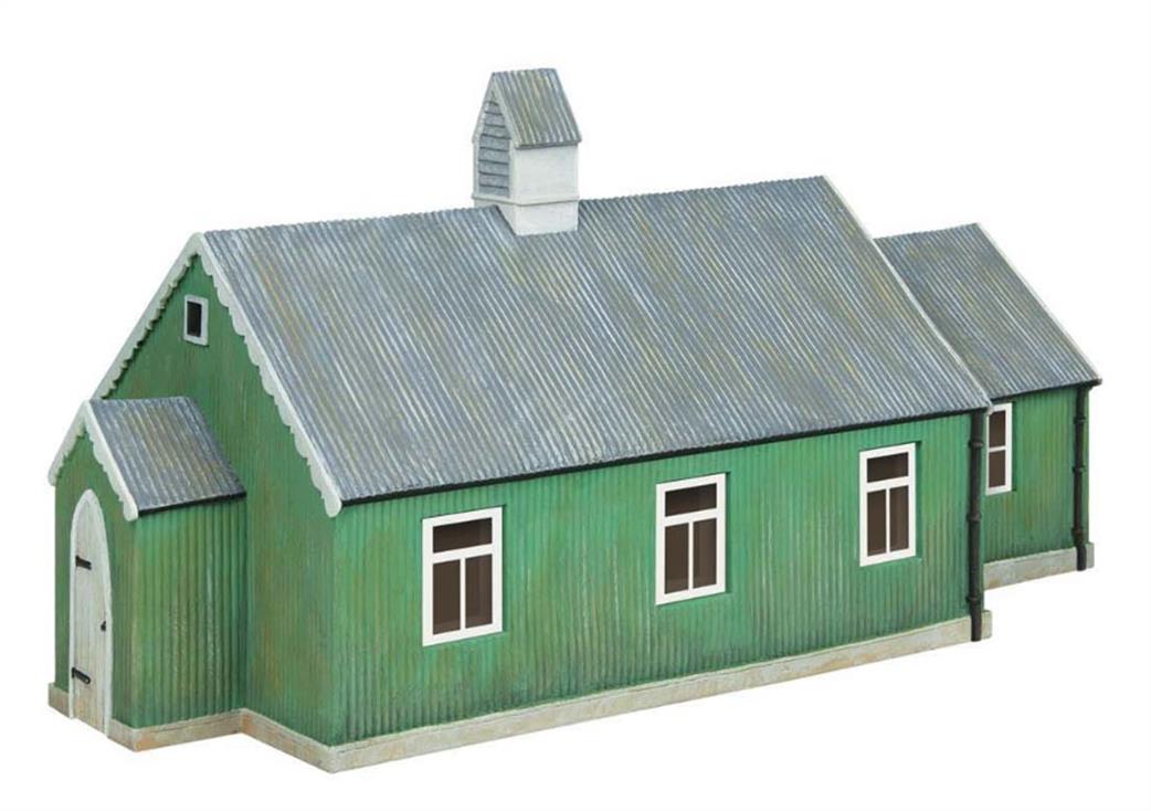 Hornby OO R7270 Tin Tabernacle Church Painted Cast Resin Building