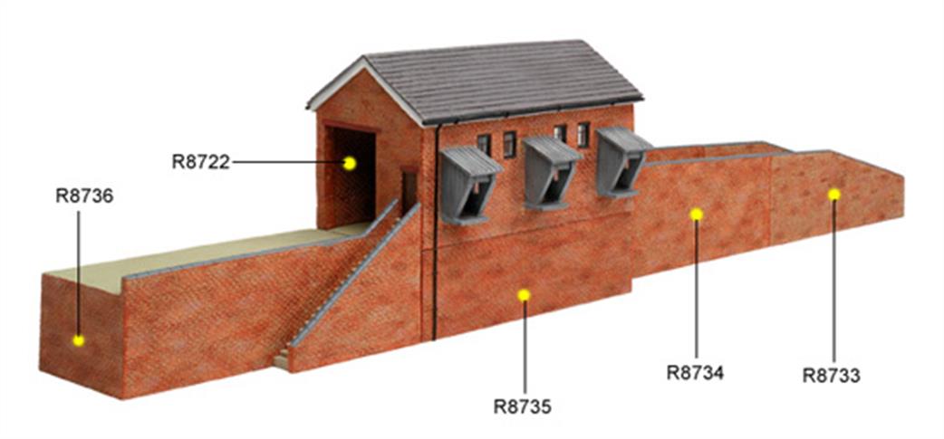 Hornby OO R8733 Coal Drop Ramp 1 From Skaledale Range