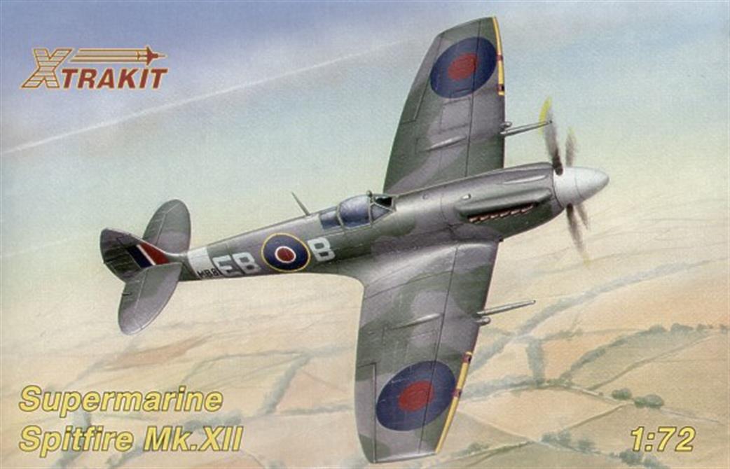 Xtrakit 1/72 XK72006 Supermarine Spitfire MkXII RAF Fighter Kit