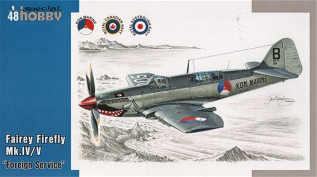 Special Hobby 1/48 SH48041 Fairey Firefly Mk.1V/V  Foreign Post War Service Aircraft Kit