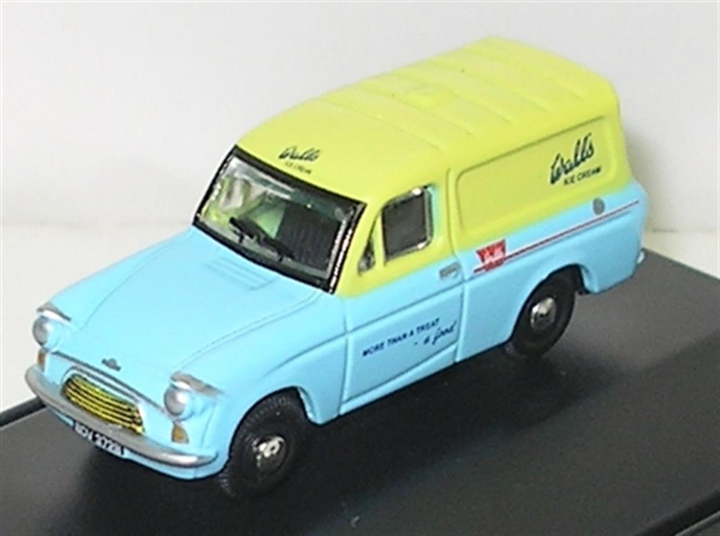 Oxford Diecast 1/76 76ANG008 Anglia Van Walls Ice Cream