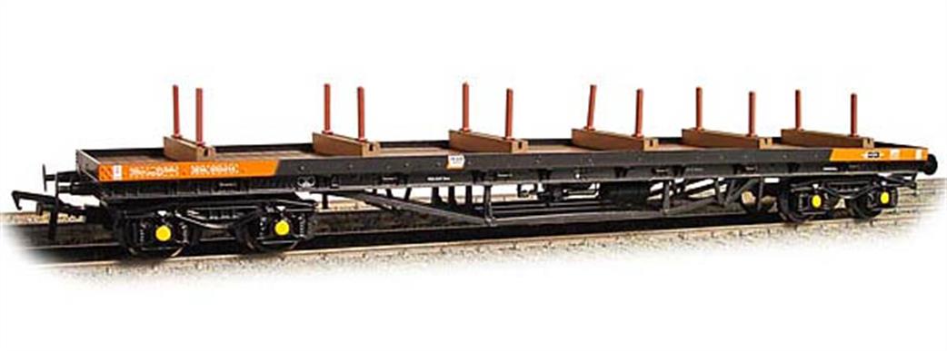 Bachmann OO 38-157 Loadhaul 80 Ton glw BDA Bogie Bolster Wagon with load