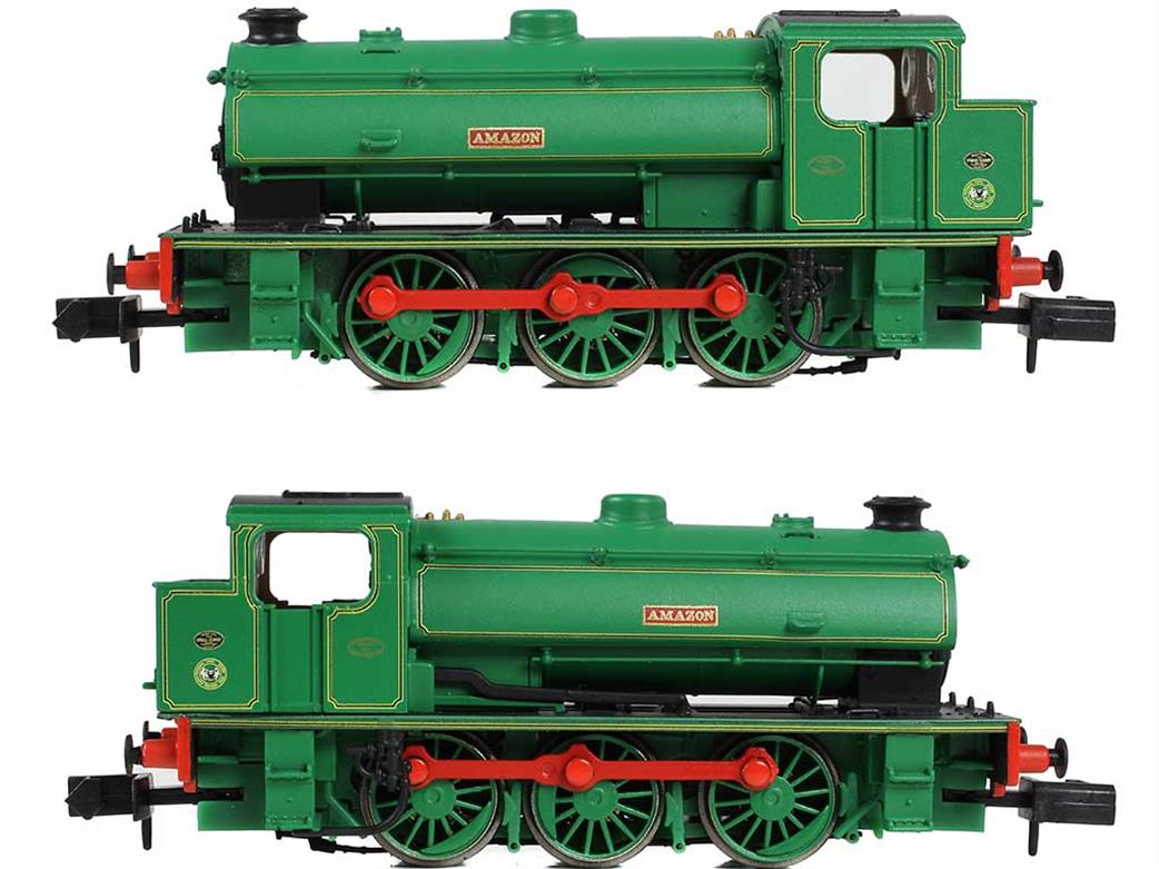 Bachmann EFE Rail N E85504 NCB Amazon WD Hunslet Austerity 0-6-0ST National Coal Board Lined Green