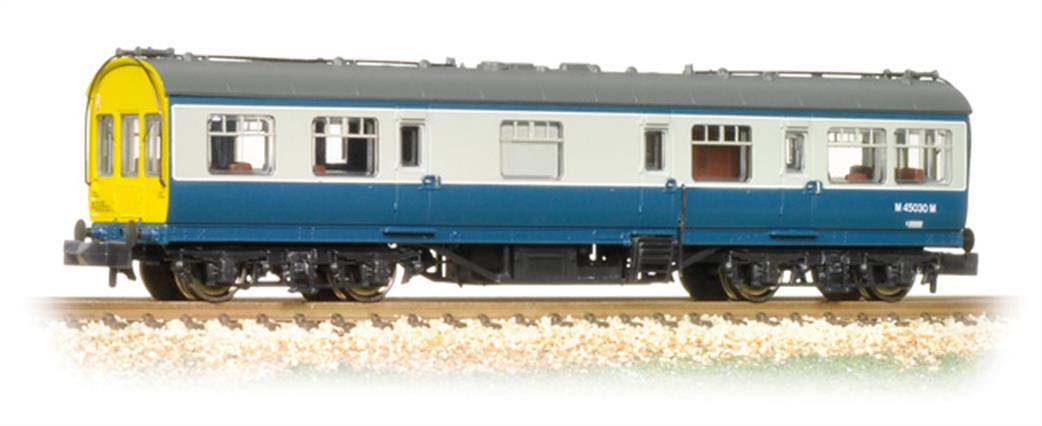 Graham Farish N 374-878 BR ex-LMS 50ft Inspection Saloon BR Blue & Grey