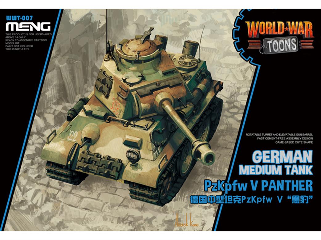 Meng  WWT-007 World War Toon Panther V Tank Kit