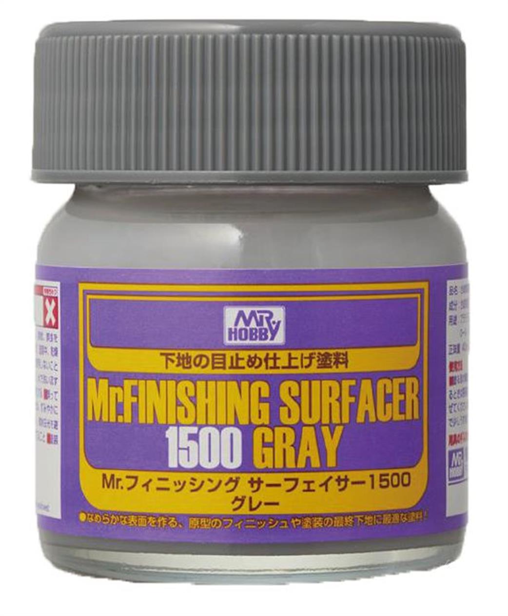 Gunze Sangyo  SF289 Mr Finishing Surfacer 1500 Gray 40ml