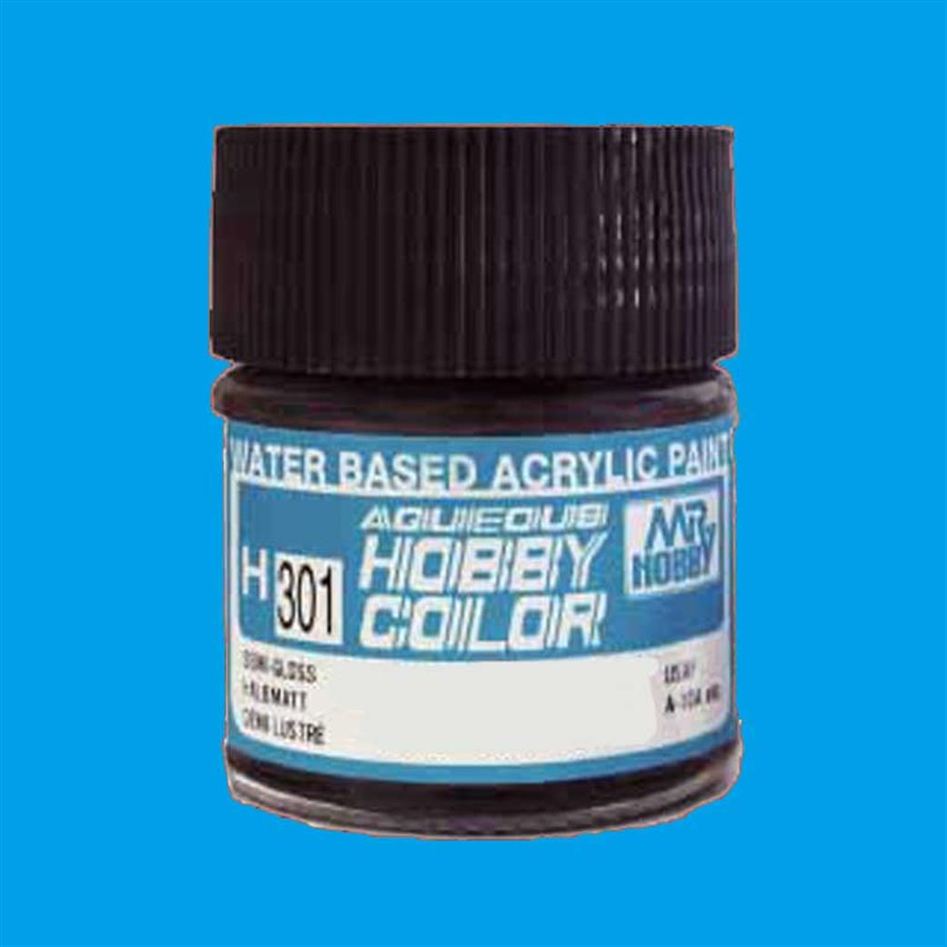 Gunze Sangyo  H93 93 Clear Blue Mr Hobby Acrylic Paint 10ml