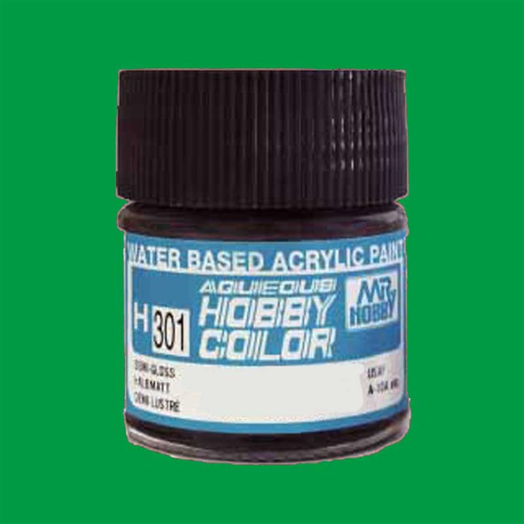 Gunze Sangyo  H94 94 Clear Green Mr Hobby Acrylic Paint 10ml