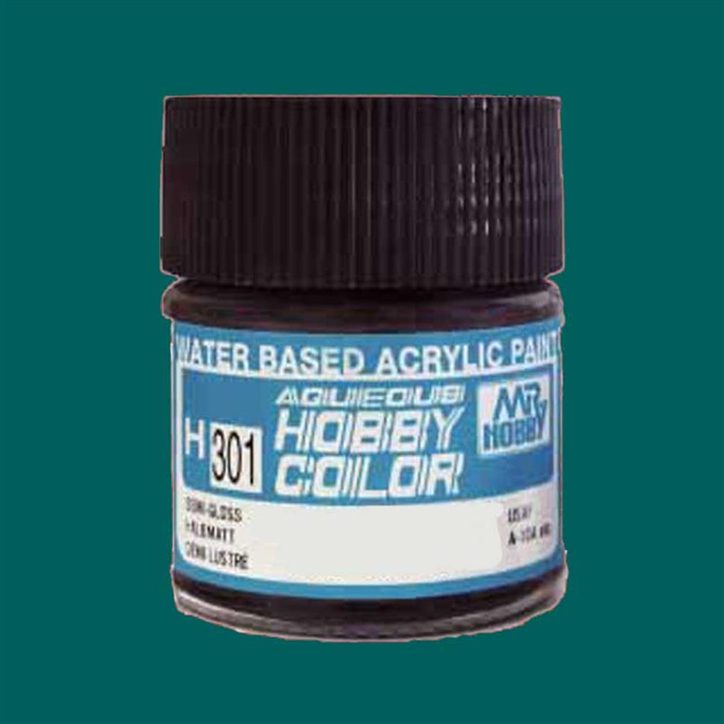 Gunze Sangyo  H63 63 Metallic Blue Green Mr Hobby Acrylic Paint