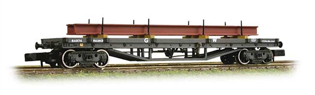 Graham Farish N 373-927D GWR 30-Ton Bogie Bolster Wagon Grey