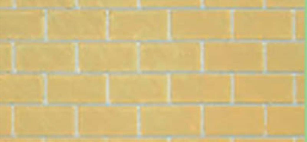 South Eastern Finecast OO FBS404W 4mm Scale Stone Block Wall or Paving Embossed Styrene Sheet White