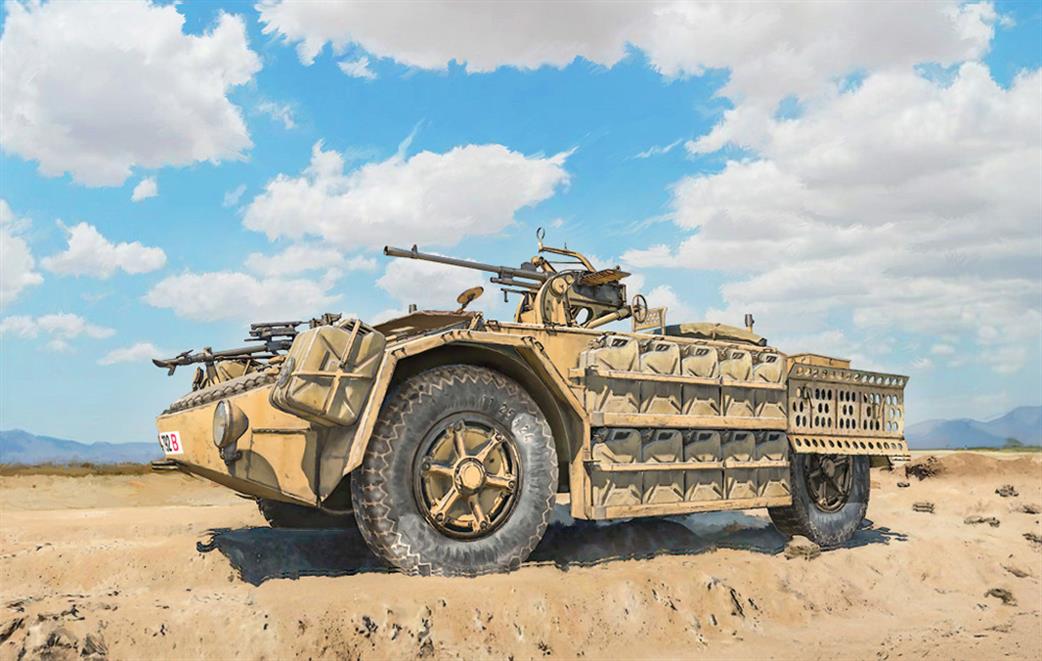 Italeri 1/72 97044 Italian AS 42 Sahariana Armoured Car Kit