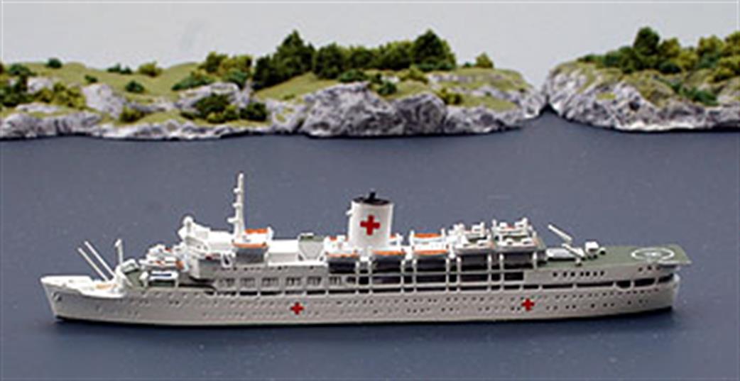 Albatros 1/1250 Alk71 Uganda, the Falklands Hospital Ship during 1982