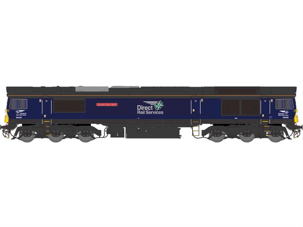 Dapol N 2D-066-008 DRS 66428 Carlisle Eden Mind Class 66 Diesel Locomotive
