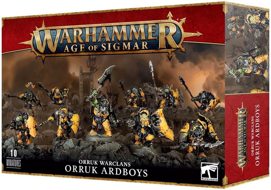 Games Workshop 28mm 89-61 Orruk Warclans Orruk Ardboyz