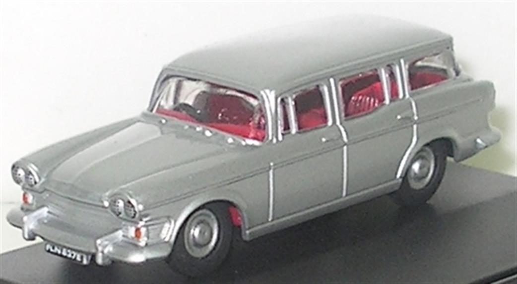 Oxford Diecast 1/76 76SS002 Humber Super Snipe Estate Car Silver Grey