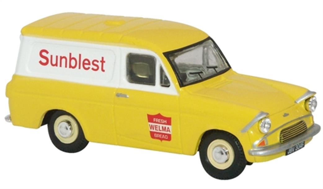 Oxford Diecast 1/43 ANG016 Ford Anglia Van Sunblest