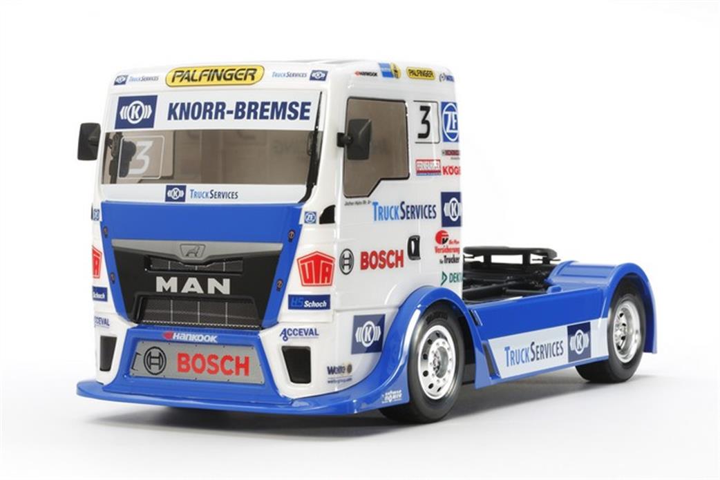 Tamiya 1/10 58632 Team Han MAN TGS Racing Truck TT-01E RC Car Kit