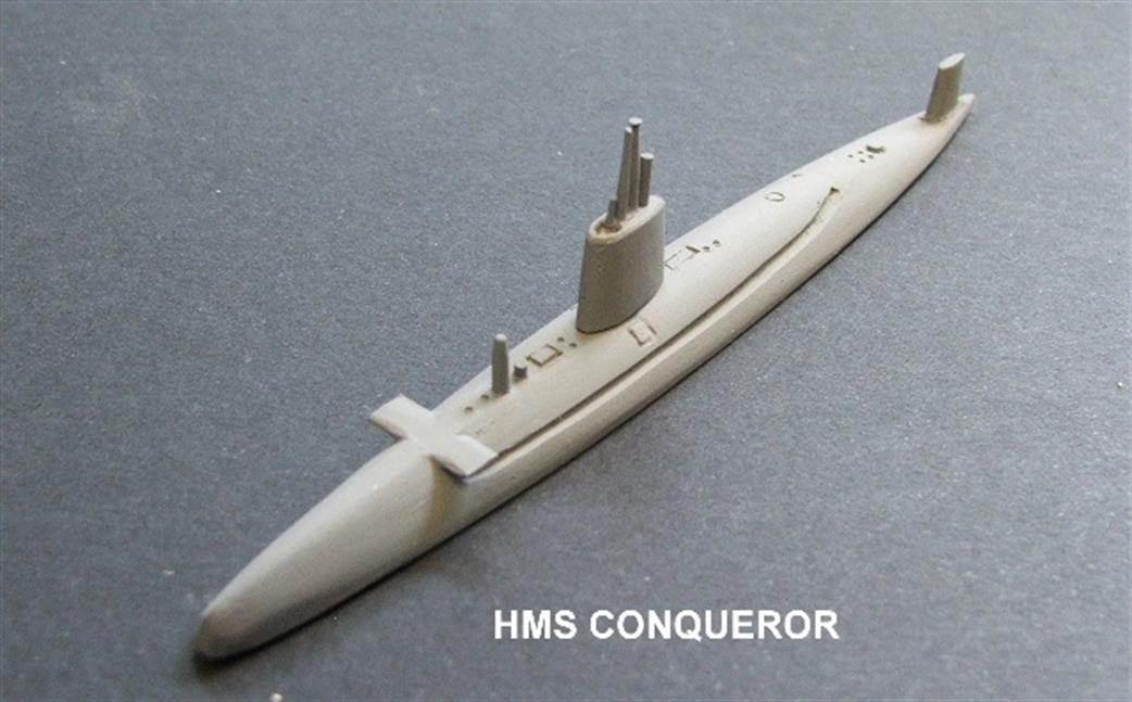 MT Miniatures 1/700 MTM035 HMS Conqueror Waterline Submarine Model