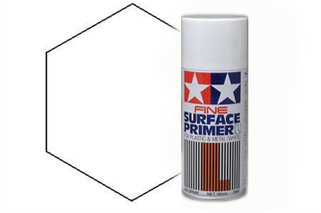 Tamiya  87044 White Fine Surface Primer 180ml Aerosol Can