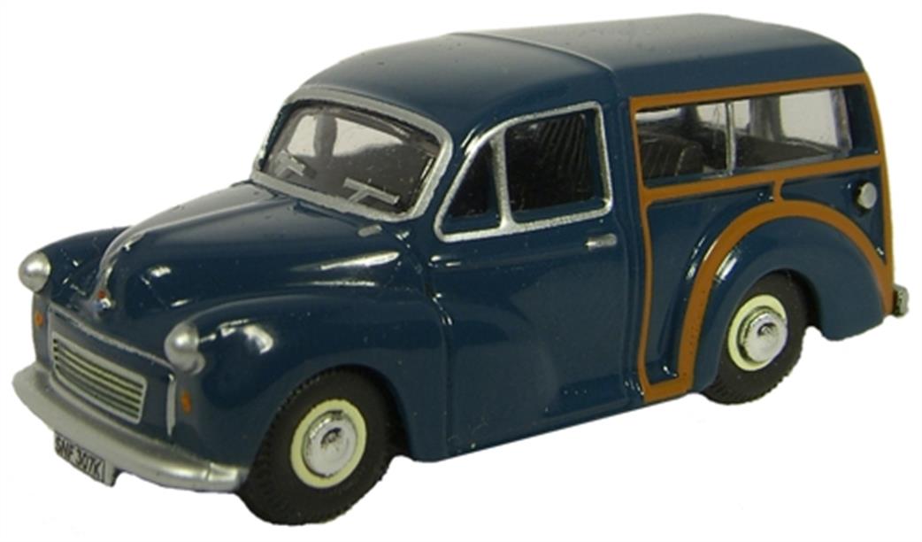 Oxford Diecast 1/76 76MMT002 Morris Minor Traveller Trafalgar Blue