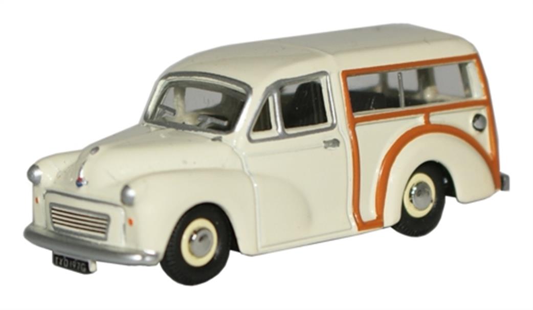 Oxford Diecast 1/76 76MMT001 Morris Minor Traveller Old English White