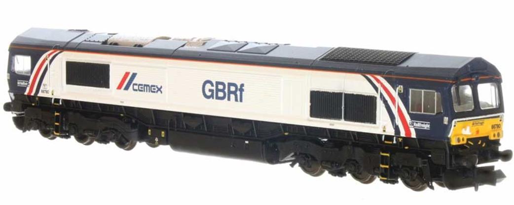 Dapol N 2D-007-014 GBRf 66780 Class 66 Diesel Freight Locomotive Cemex Livery