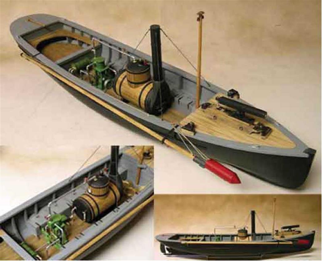 Model Shipways 1/24 MS2261 US Navy Picket Boat No.1 (1864) Plank on Frame Kit