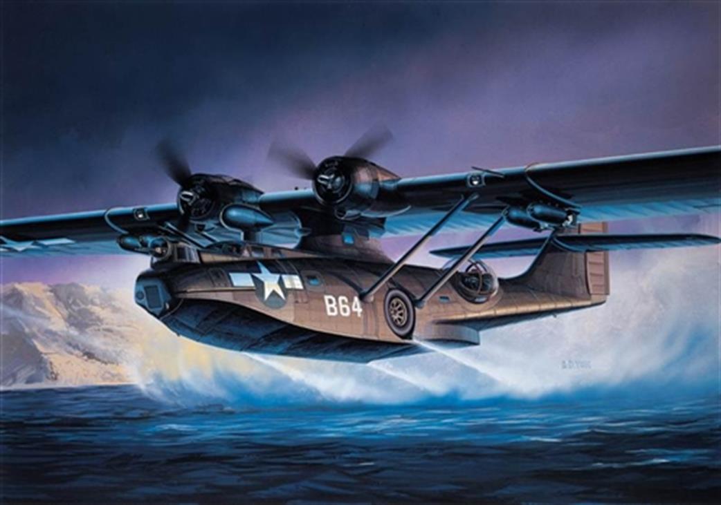 Academy 1/72 12487 PBY-5A Catalina Black Cat Flying Boat Kit